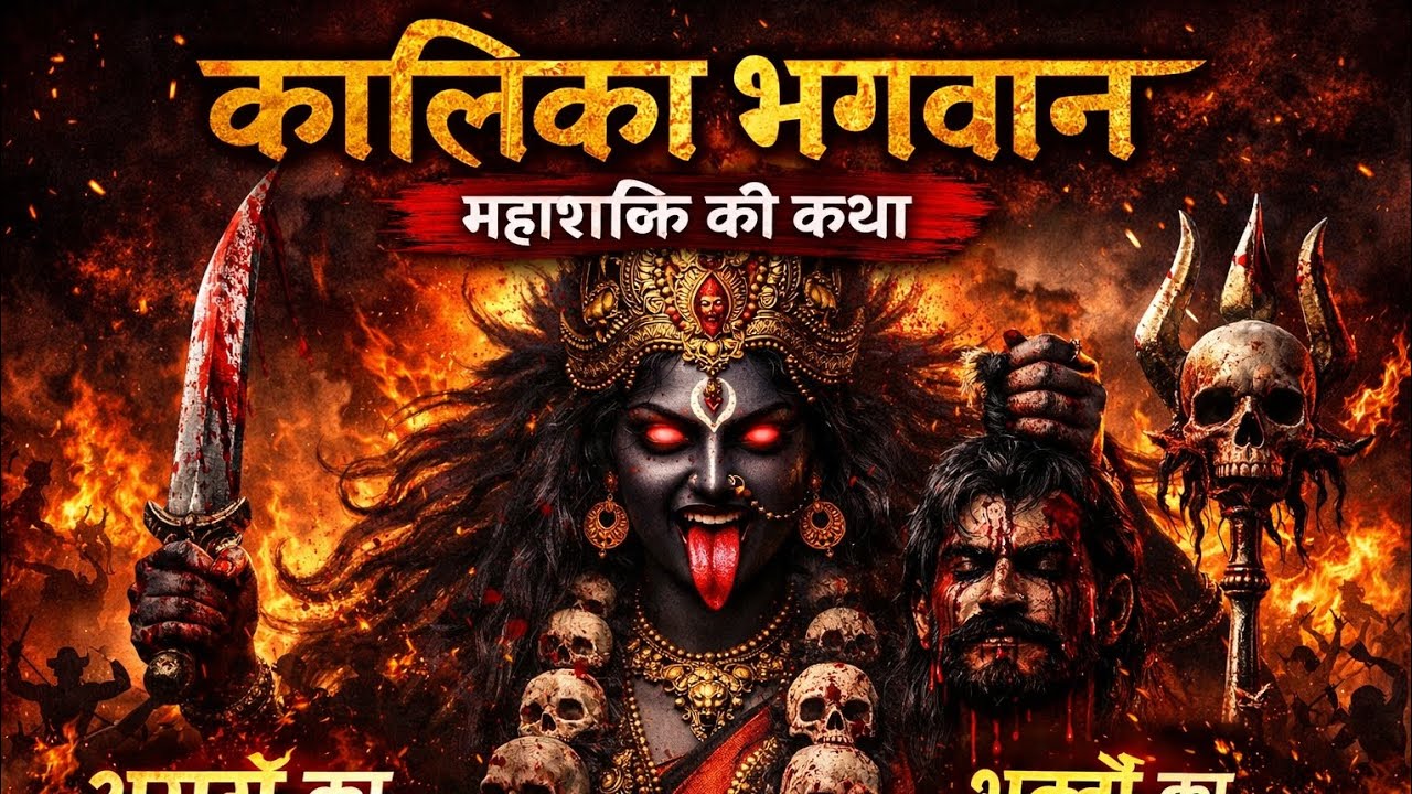  कालिका भगवान की रौद्र कथा | यह सुनकर रोंगटे खड़े हो जाएंगे 🔱