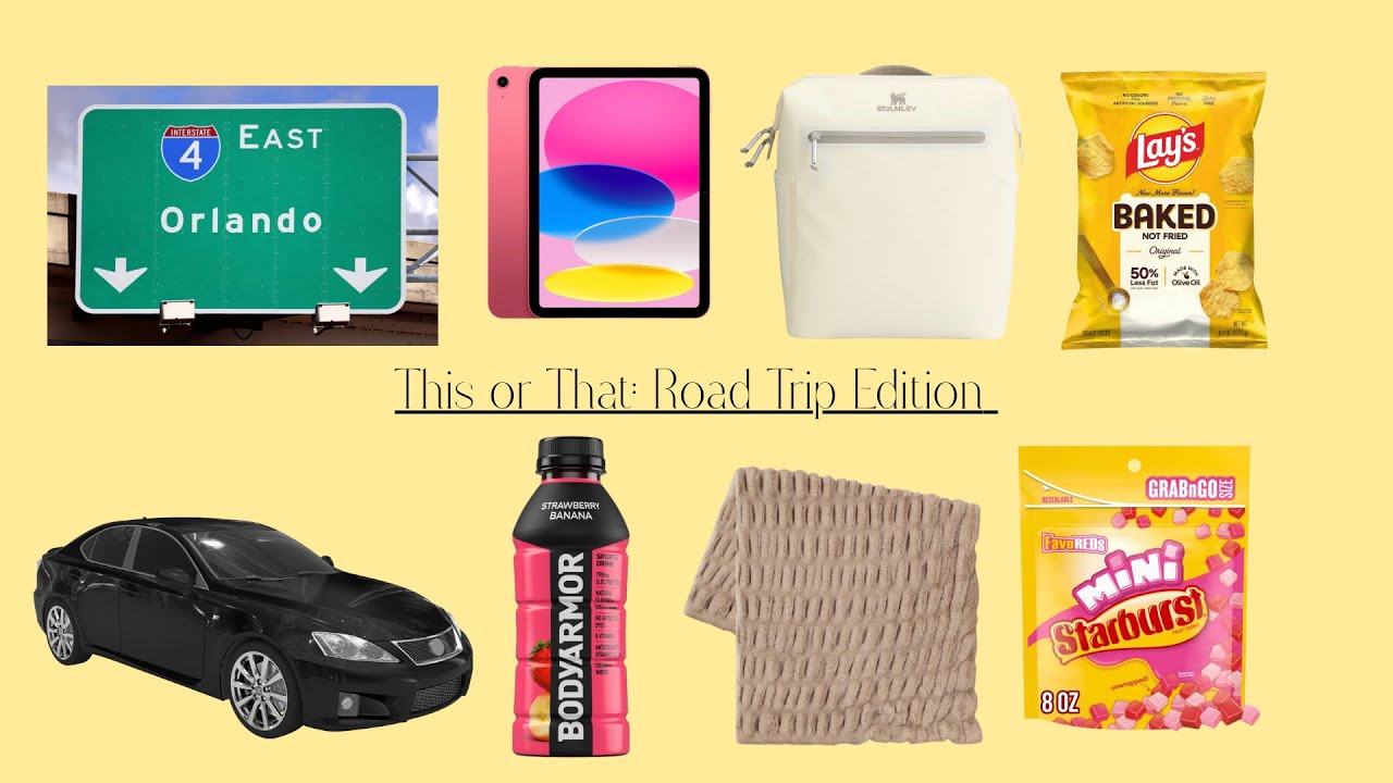 This or That: Road Trip Edition 