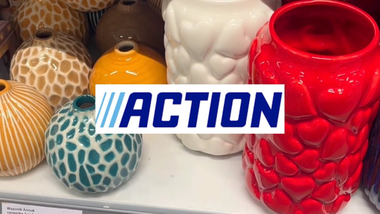 Action piękne wazony i doniczki/Przegląd dekoracji w Action