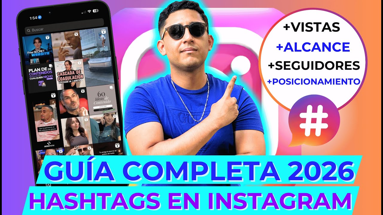 Cómo USAR HASHTAGS en INSTAGRAM en 2026