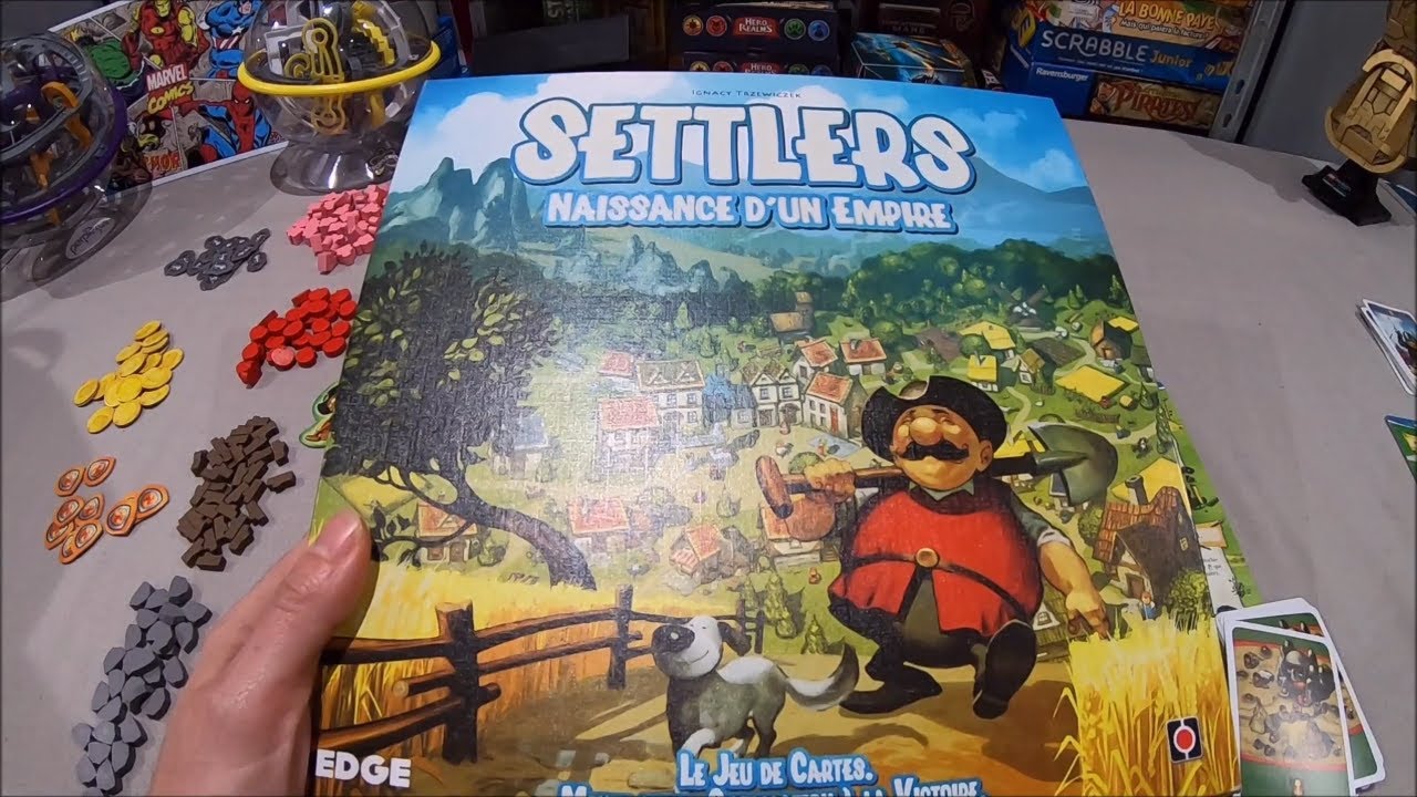 Settlers - Comment jouer une partie de Settlers naissance d'un empire avec règle du jeu en vidéo.
