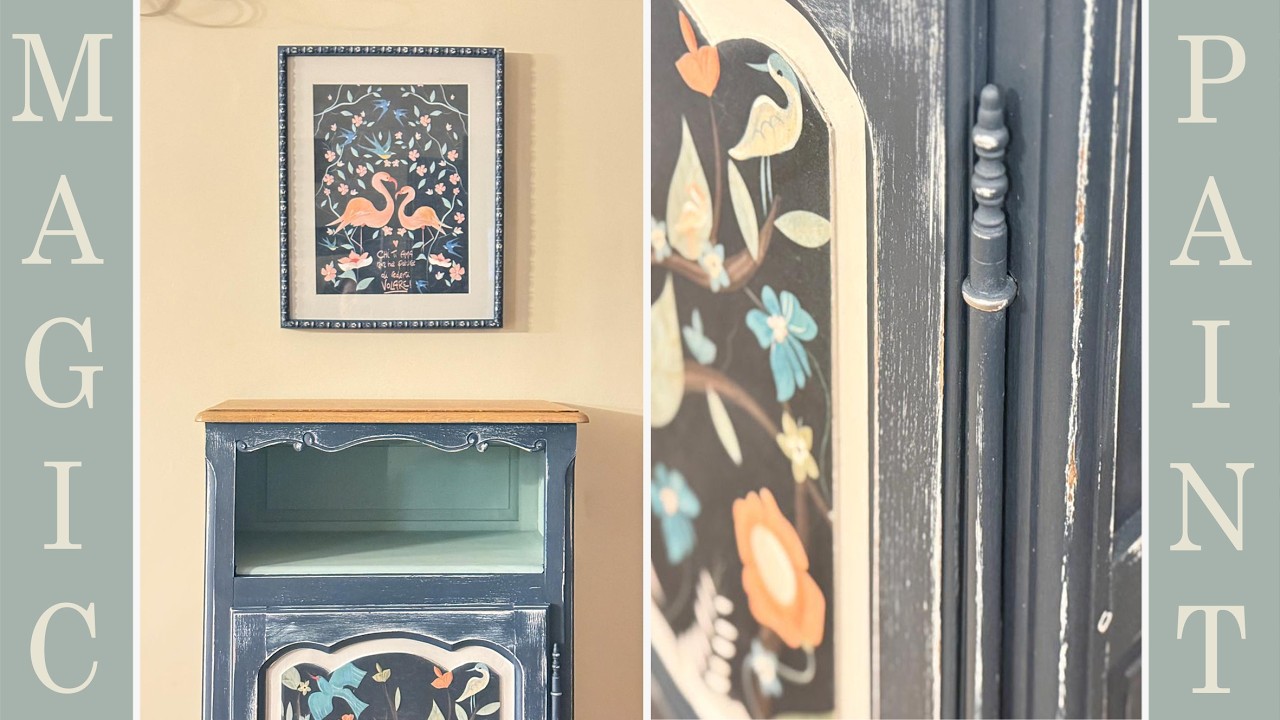 Da VECCHIO a MODERNO: coloro mobile e cornice Ikea con decoupage #chalkpaint #faidate #diy #ElisaMP