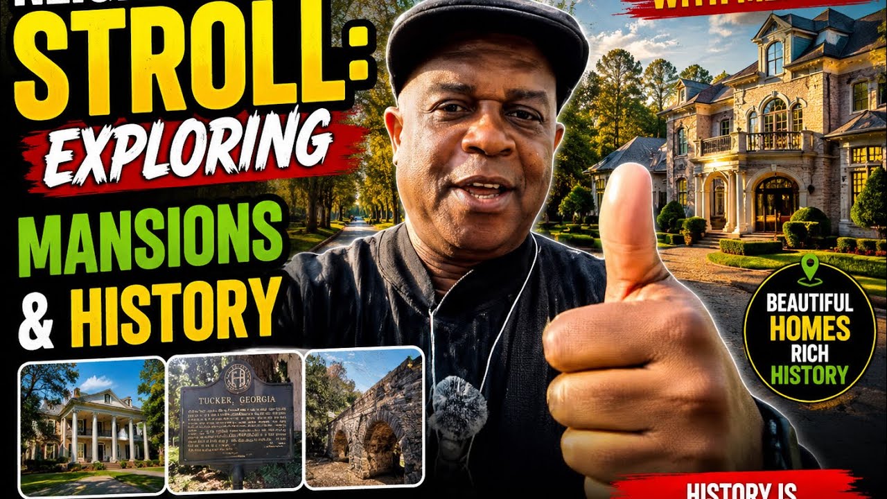 Neighborhood Stroll: Exploring Mansions and History.