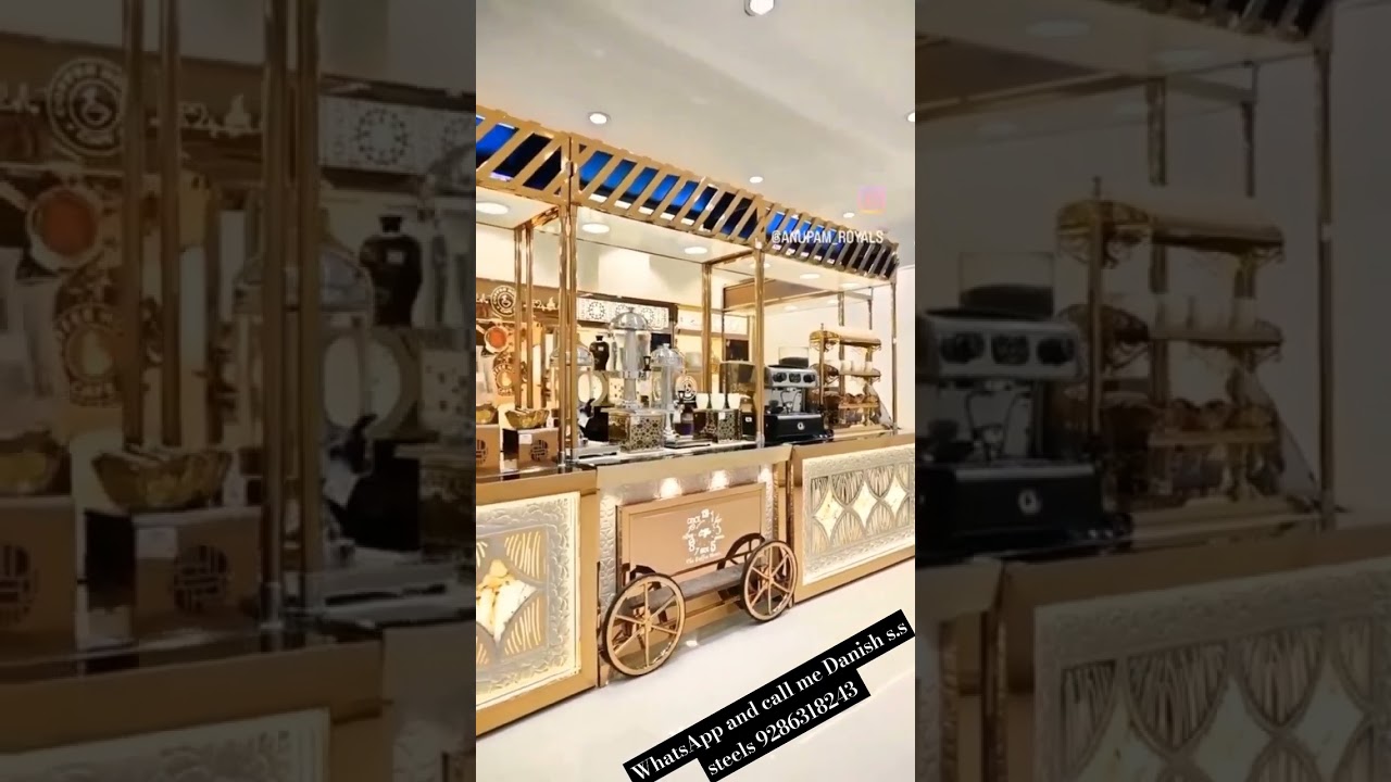 SABSE ACHHA catering buffet counter chat counter LED counter 9286318243 Danish s.s steels. in #anime