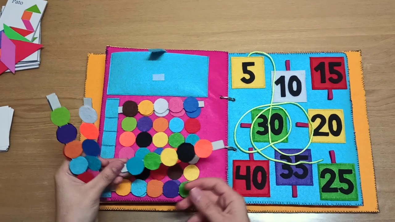 Libro sensorial para niños con TEA