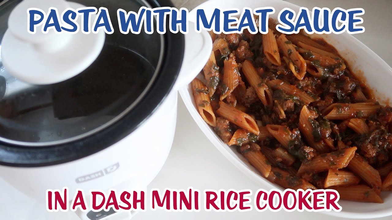 Готовим пасту с мясным соусом в мини-рисоварке Dash 🍝 Рецепты для мини-рисоварки Dash