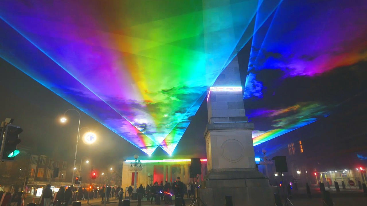 Lightport – A Spectacular Interactive Light Installation on Lord Street, Southport