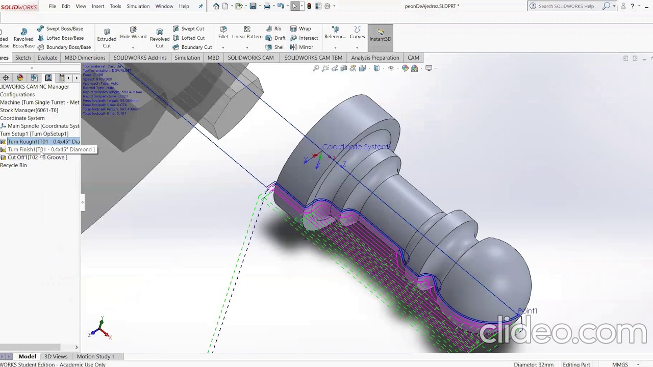 TORNO CNC CAMWORKS-Parte2