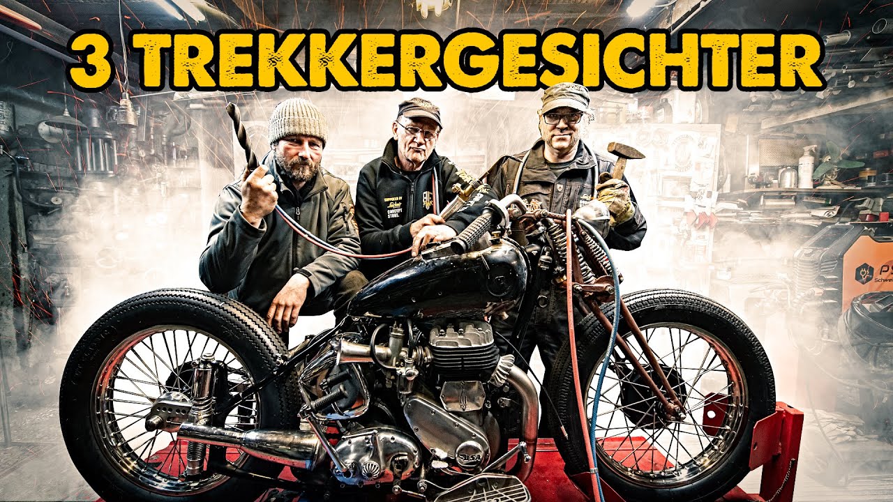 Mir fliegt ein Draht aus der M&uuml;tze | BSA M21 Fahrmaschine | Andi Feldmann