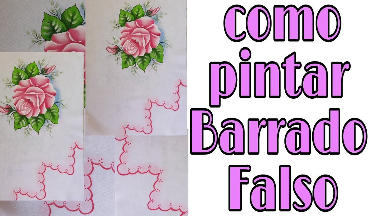 com pintar barrado falso (tirando dúvidas)