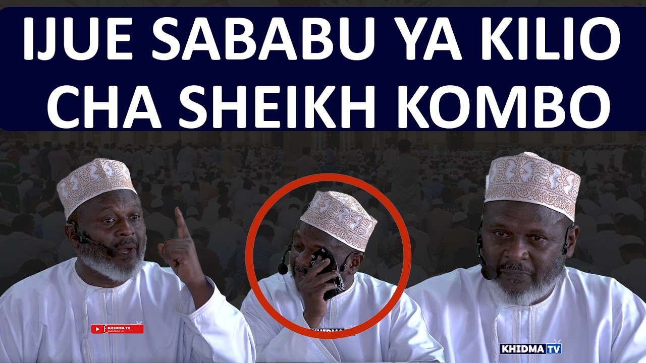 SHEIKH KOMBO AMWAGA CHOZI 😭 KATIKA YA MUHADHARA KINACHOENDELEA KWA BAADHI YA WAISLAMU 