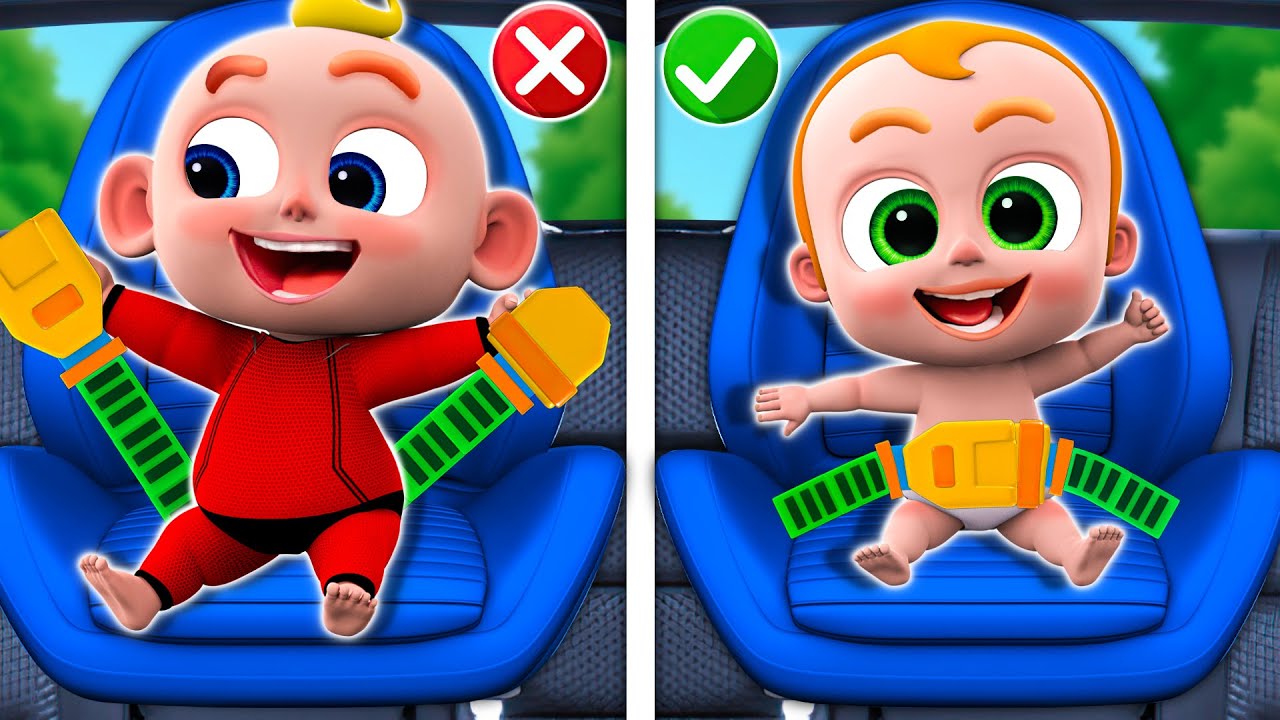 ¡A Ponerse el Cinturón de Seguridad! | Seguridad en el Auto | Canciones Para Bebés | Little PIB