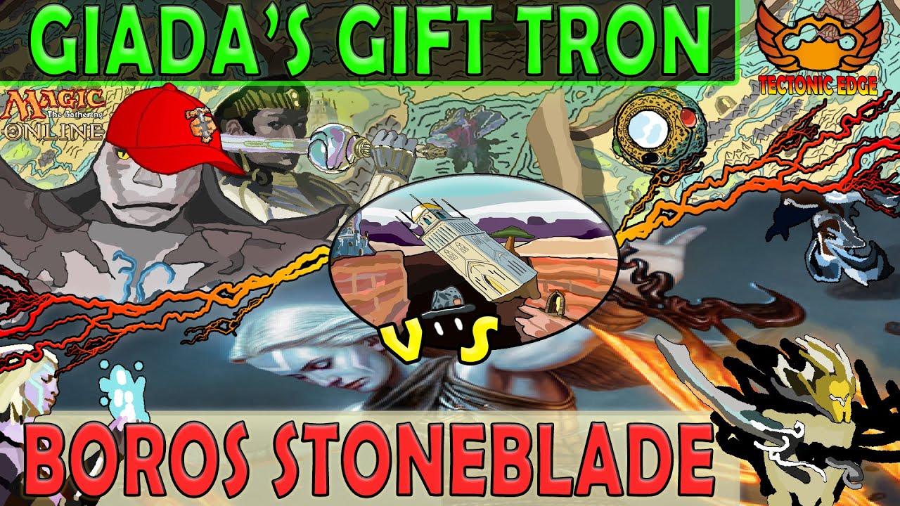 Mono Green Giada's Gift Tron VS Boros Stoneblade｜Ugin is a 9/9 Beast!!! ｜MTGO Modern League Match