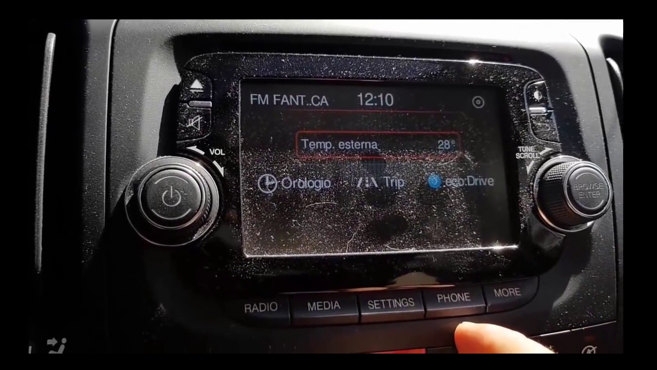 Aggiornamento firmware Uconnect 5 pollici per 500 500L MiTo Giulietta Ypsilon Doblò Ducato
