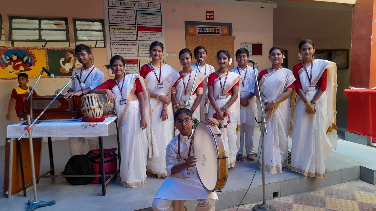 Swagat geet.  KV BARRACKPORE AFS 