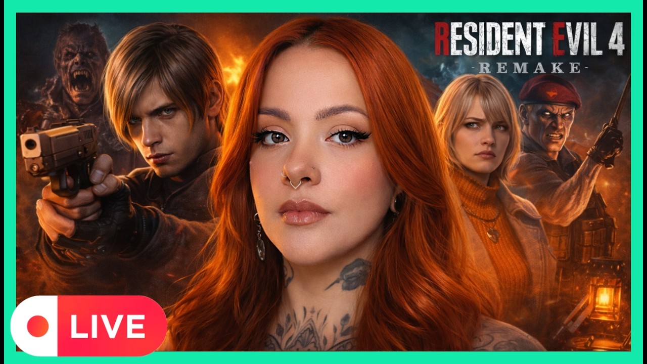 🔴 PRIMEIRA VEZ no Resident Evil 4 Remake | esquenta para o REQUIEM! #4
