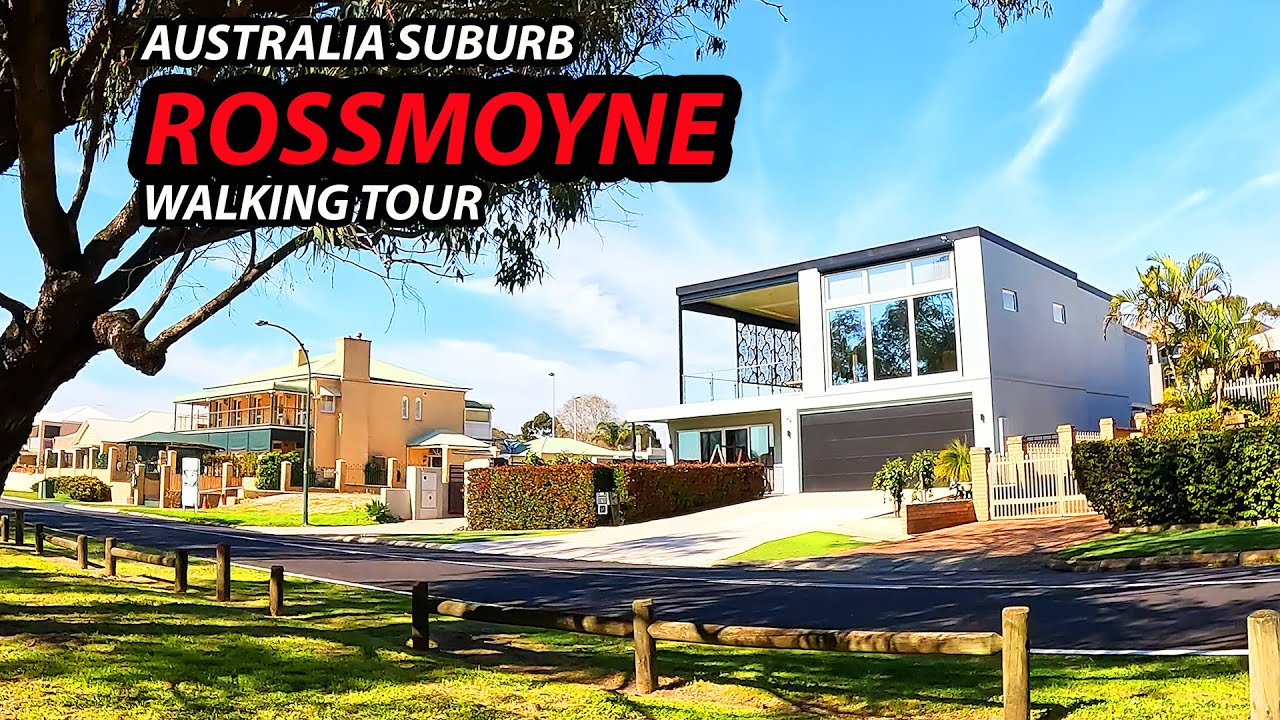 ROSSMOYNE Suburb (Perth, Australia), Walking Tour 4K #perthsuburb