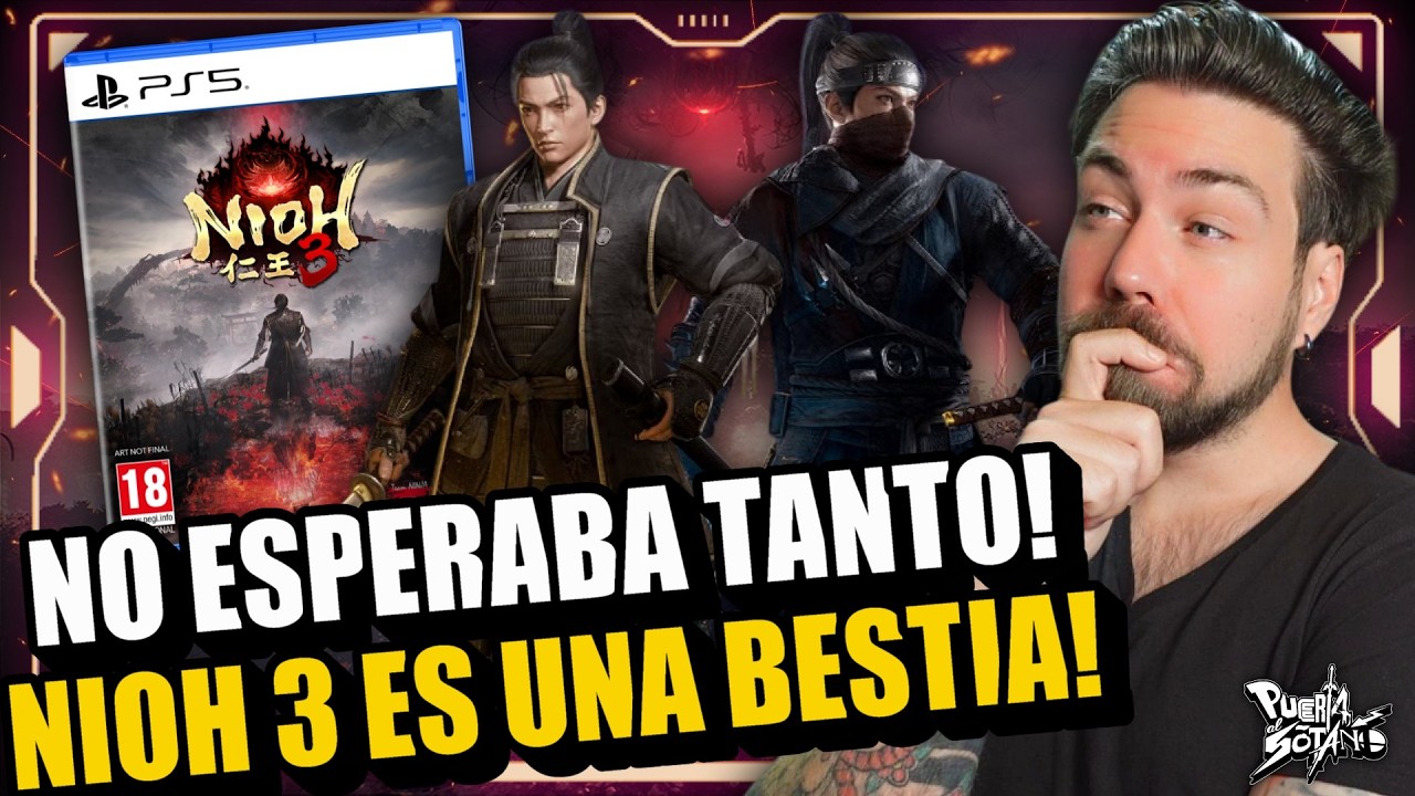 🔥NO ESPERABA TANTO de NiOh 3! Uno de los SOULS más BRUTALES! Menos Souls y Más HACK & SLASH!