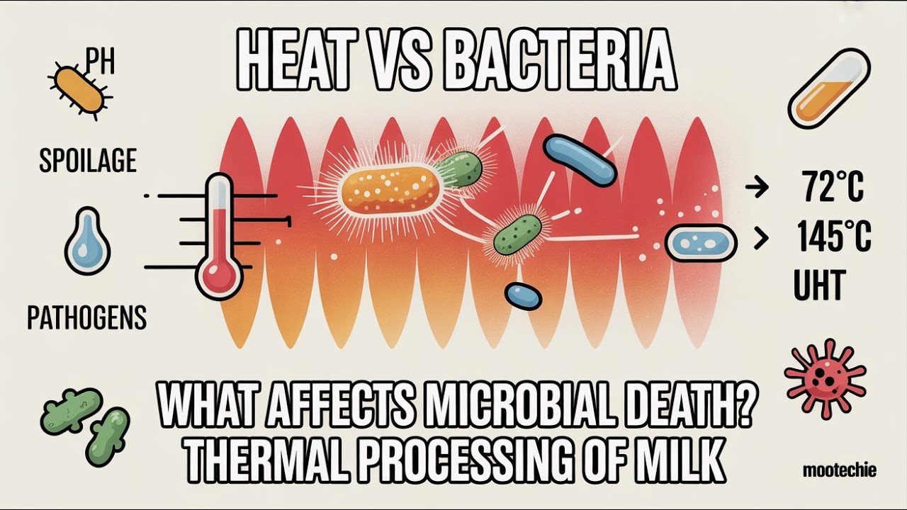 Factors Affecting Thermal Destruction of Microorganisms | Milk Heat Processing | Dairy Technology