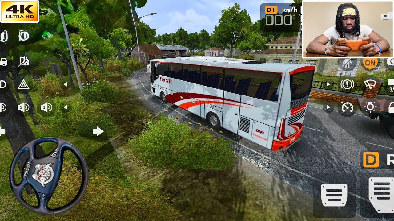 Early Morning Bus Driving | Twisty Mountain Road | Bus Simulator Indonesia 4k 60fps Gameplay