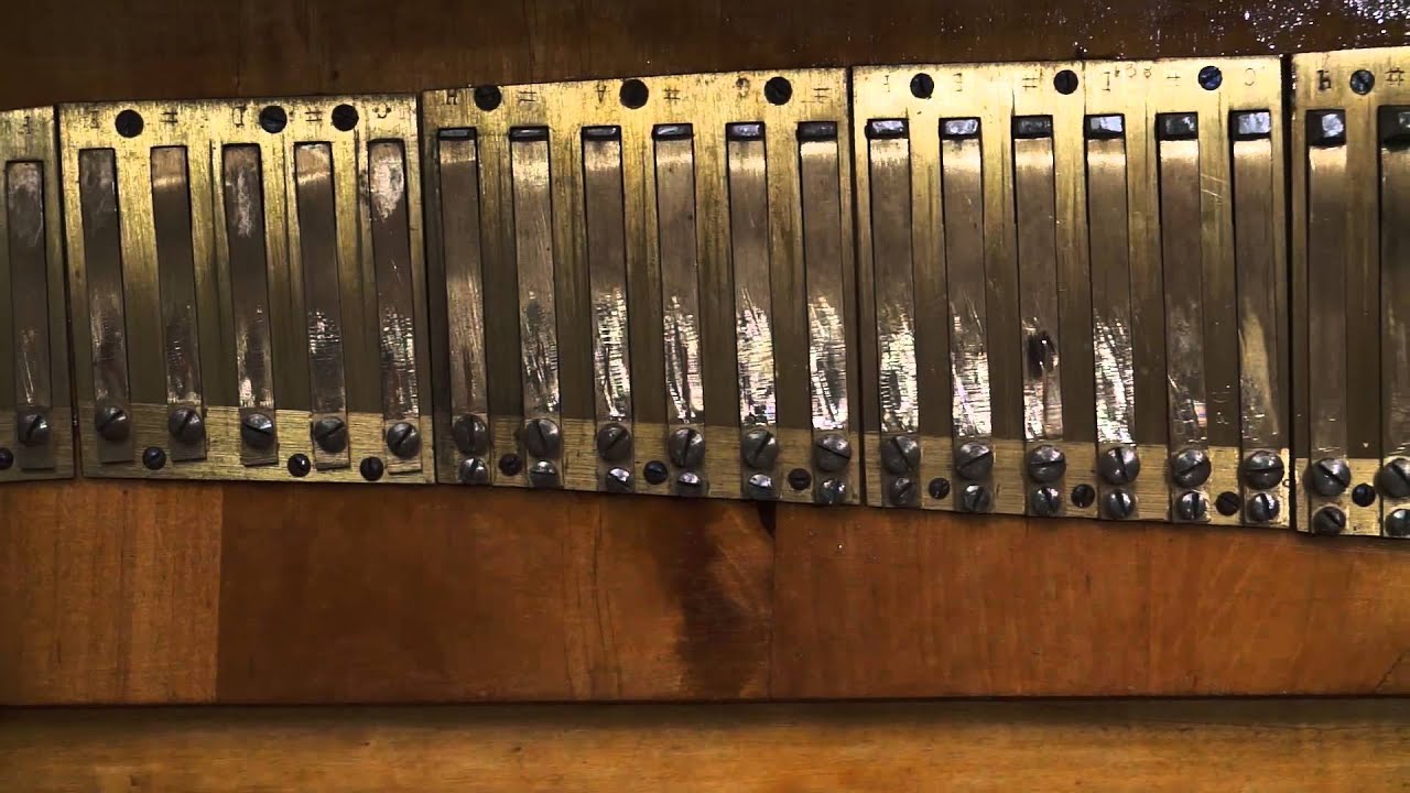 Accordatura dell'Harmonium Ernst Hinkel, Ulm