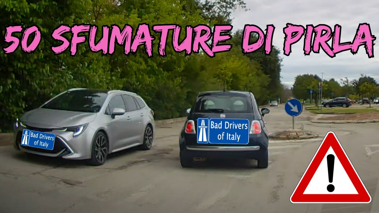 BAD DRIVERS OF ITALY dashcam compilation 11.28 - 50 SFUMATURE DI PIRLA