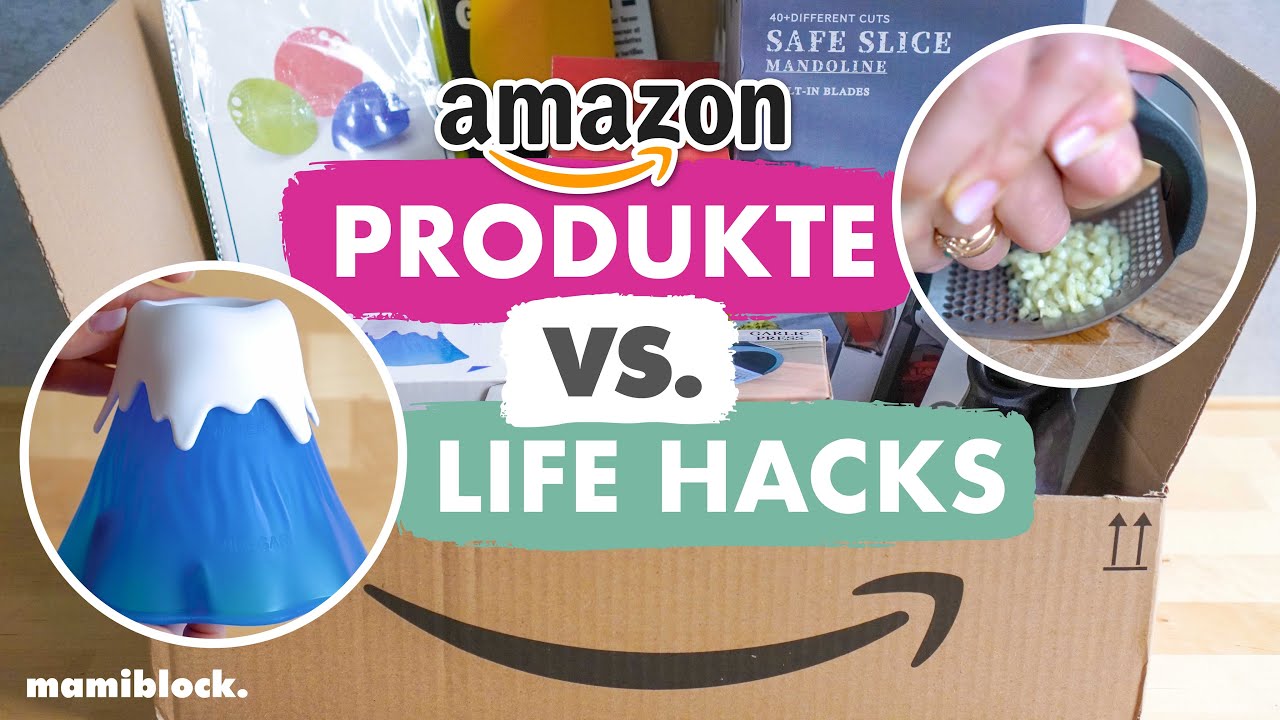 Amazon Produkte vs Life Hacks im Test | mamiblock