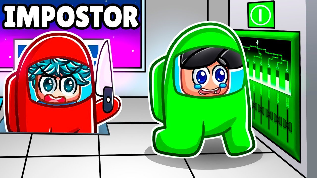 Mi AMIGO me TRAICIONA en Among Us! Roblox