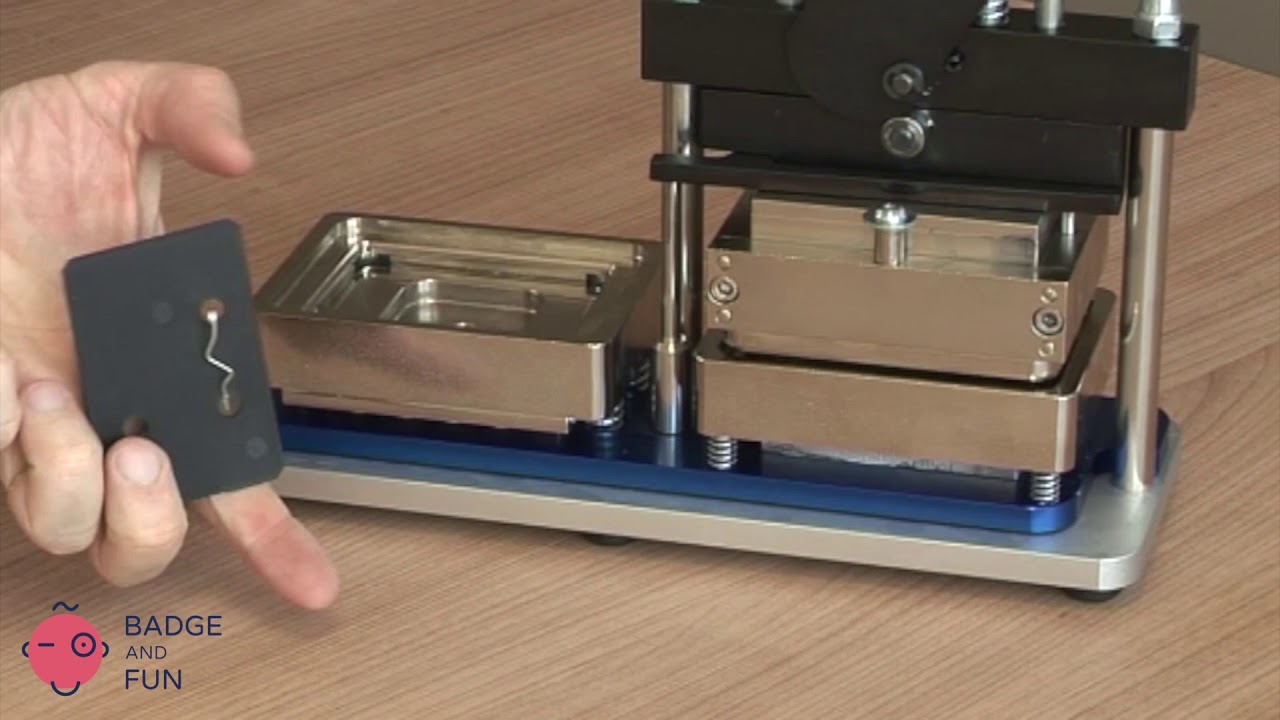 HOW TO MAKE MAG-SOUVENIR MAGNETS WITH THE B900 MACHINE - BADGE AND FUN