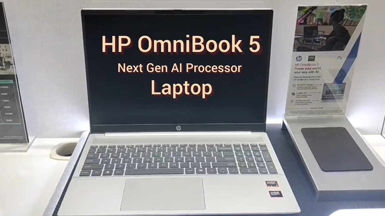 HP OmniBook 5 Ryzen 5 Next Gen AI Processor Laptop Unboxing And Review #unboxing #laptop #ai #tech 