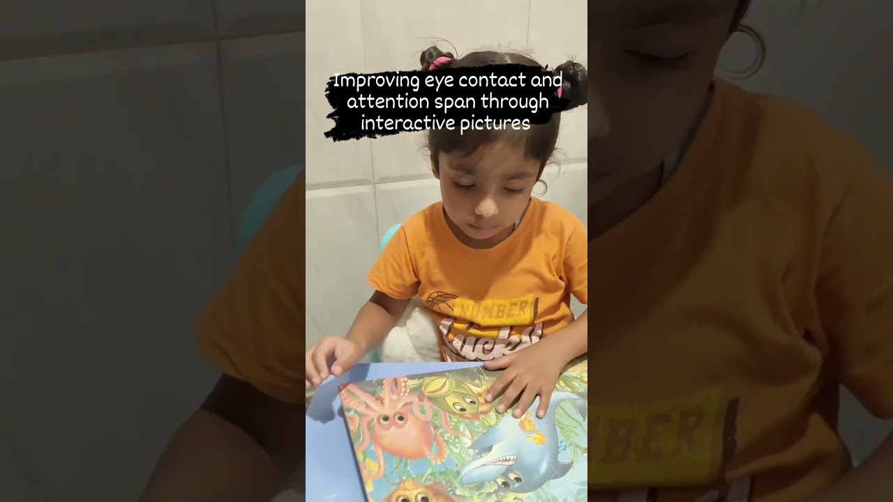 Improving Eye contact & attention span through use of interactive pictures | Swaranjali Speech