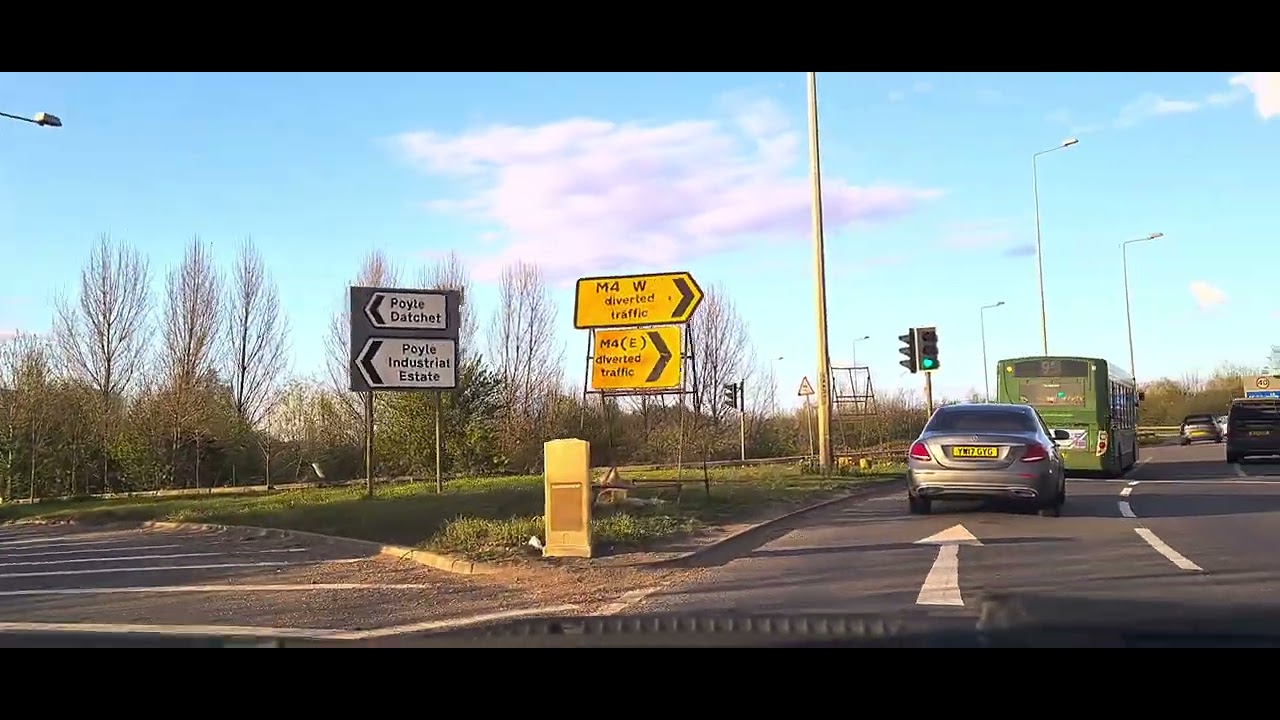 Driving on M25, M4 Motorway 🛣  Saturday Evening