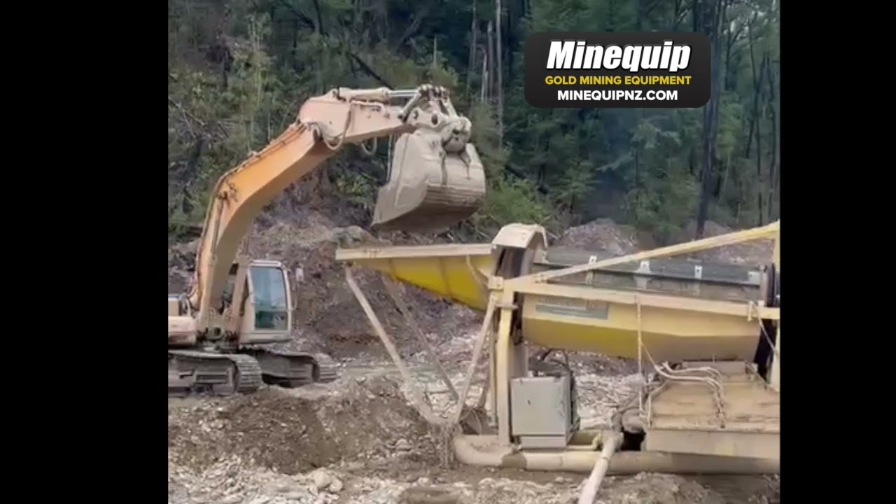 Minequip Mobile Gold Mining Trommel Wash Plant