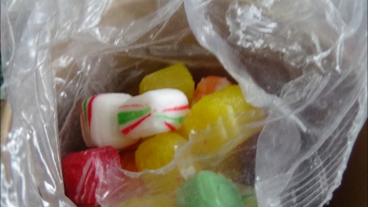 ASMR Eating Hard Candy And Whispering