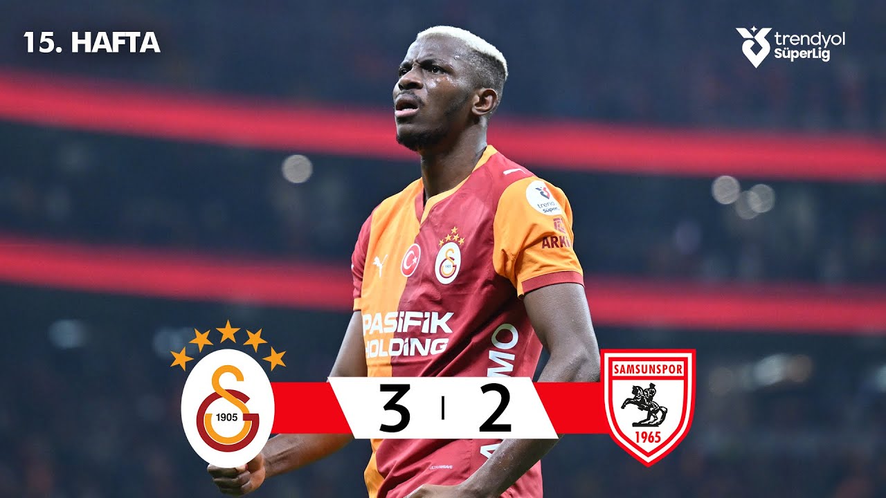 Galatasaray (3-2) Samsunspor - Highlights/Özet | Trendyol Süper Lig - 2025/26