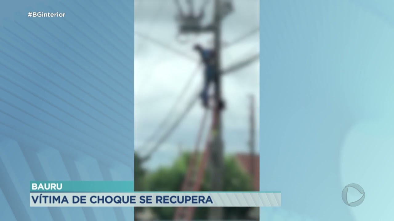 Eletricista que foi eletrocutado em Bauru segue em recuperação