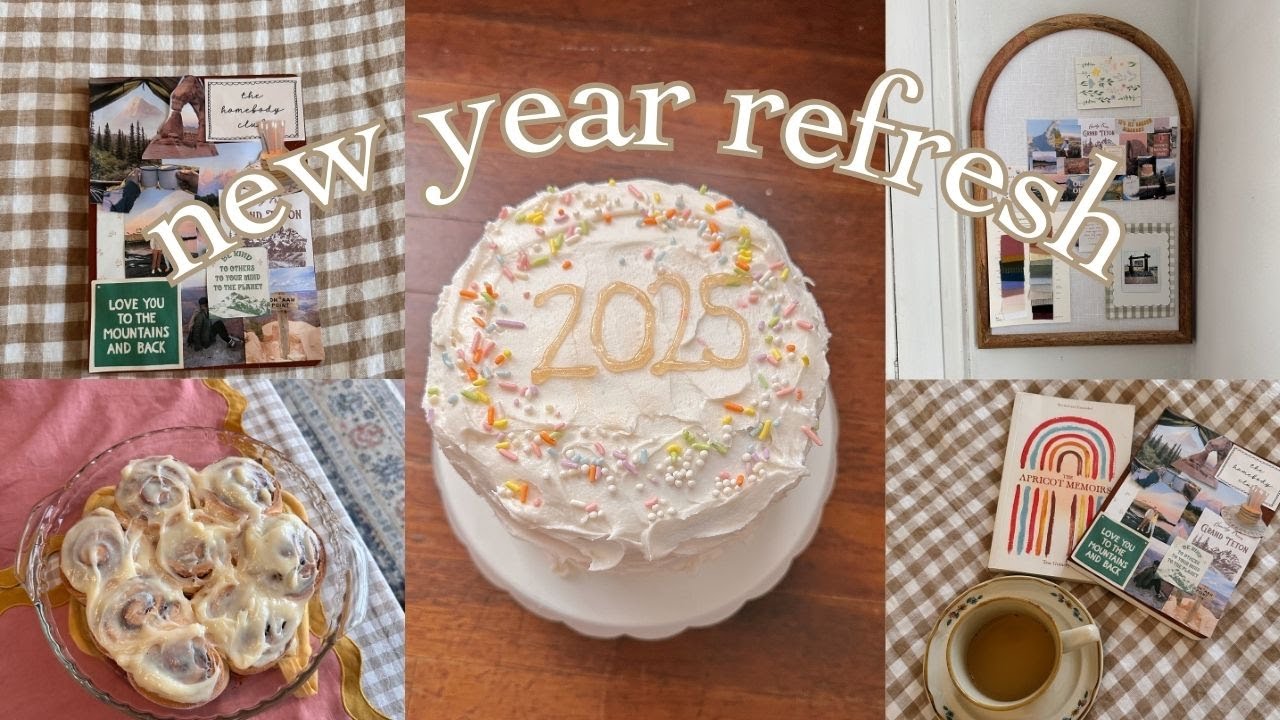 NEW YEAR REFRESH | Creating a vision board, prepping for the new year, & making home updates