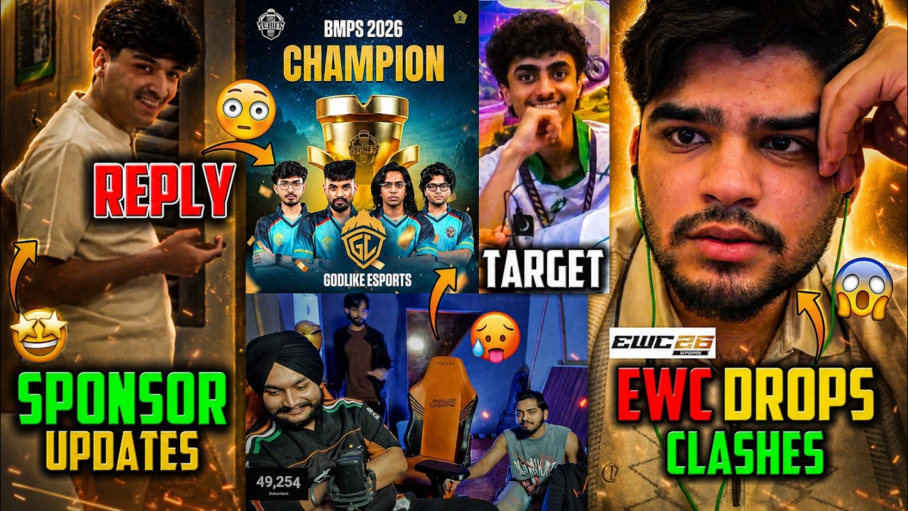 IQ REPLY GODL TEAM 😱 4T SPONSOR UPDATES | AK & FALAK 🧐 IQ SAD FOR MACAU 💔 EWC DROPS ? UPDATES 2026 💛