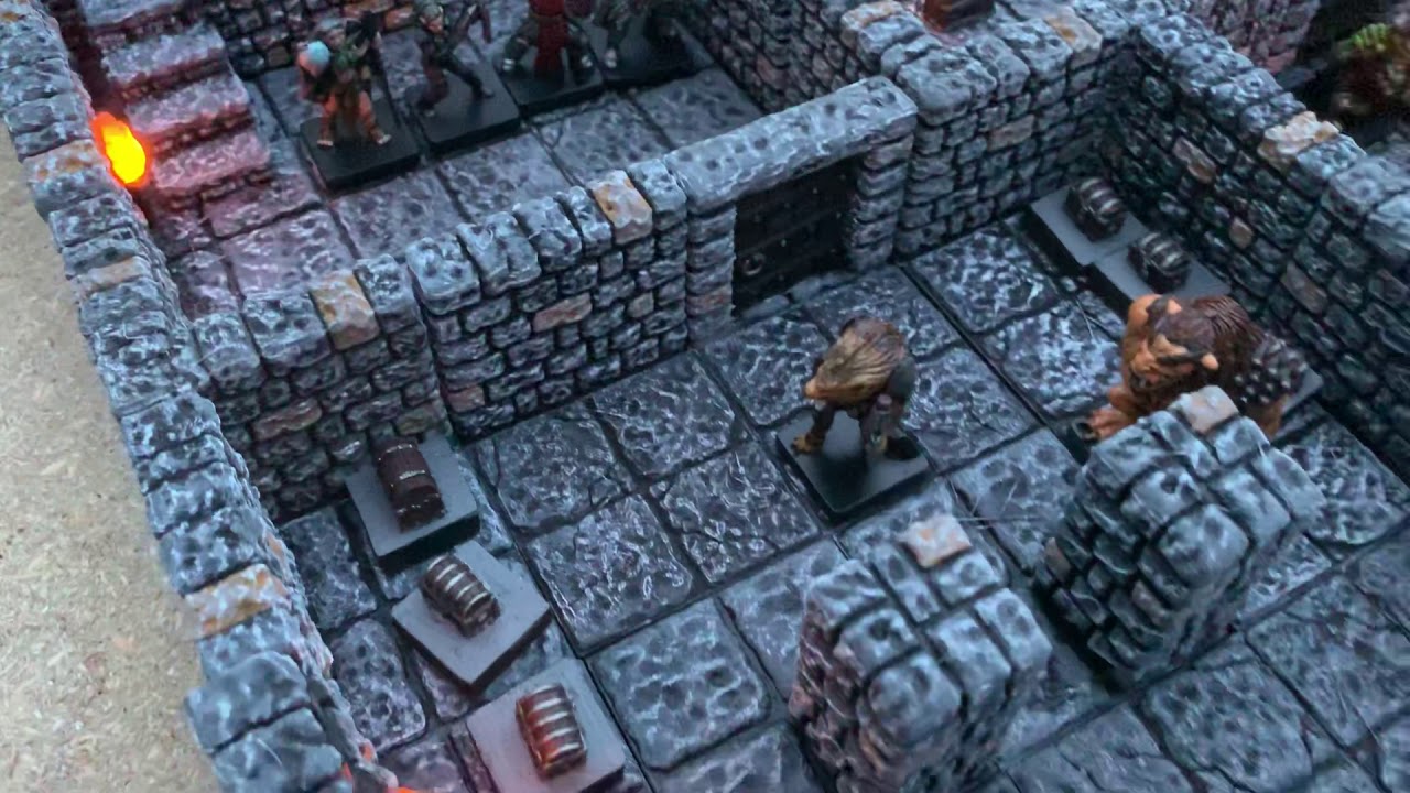 Dragonlock 3D printed dungeon for dungeons and dragons
