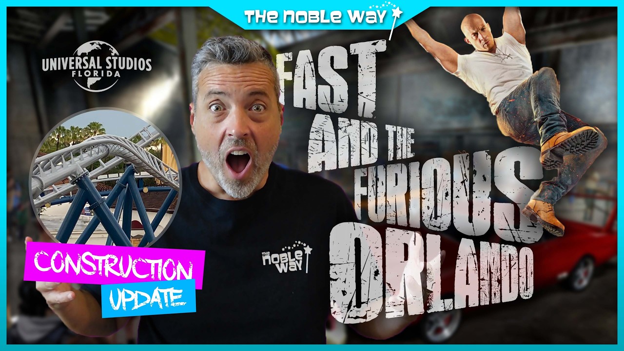 Обновление по Fast & Furious в Орландо! Несколько запусков, вертикальный пик готов и ход строител...