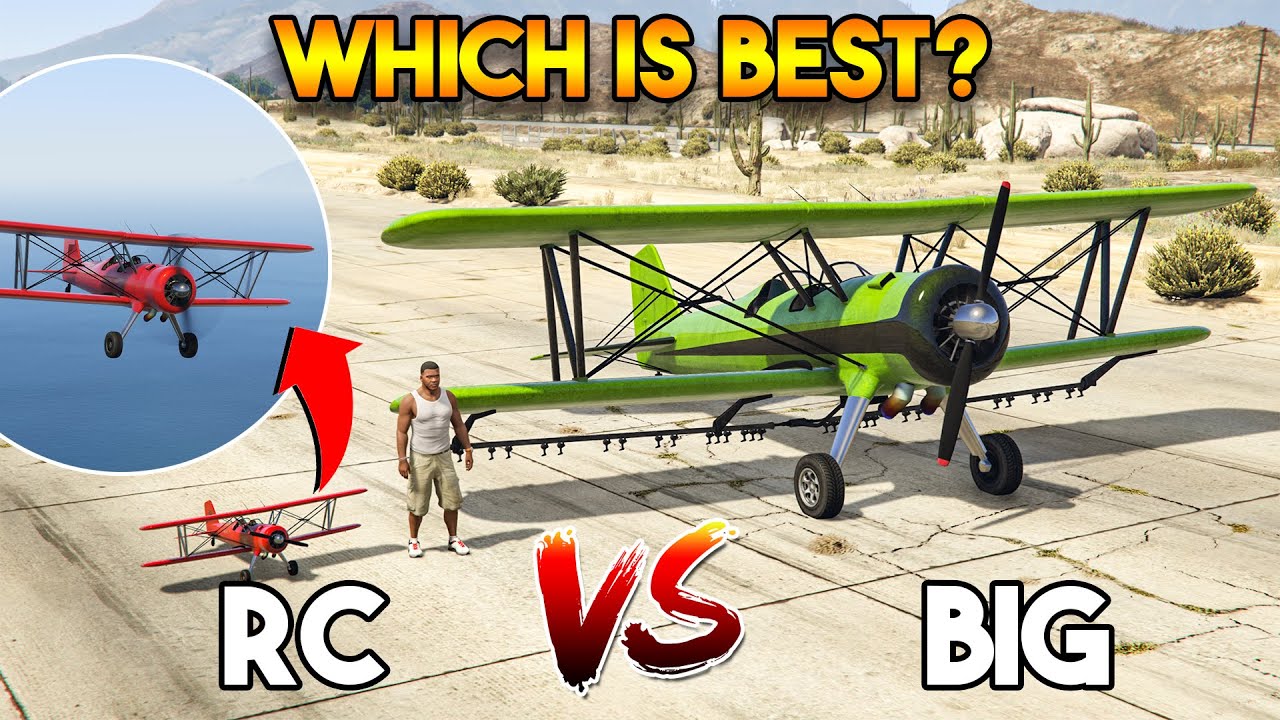 GTA 5 - BIG DUSTER VS RC PLANE DUSTER (WHICH IS BEST?)
