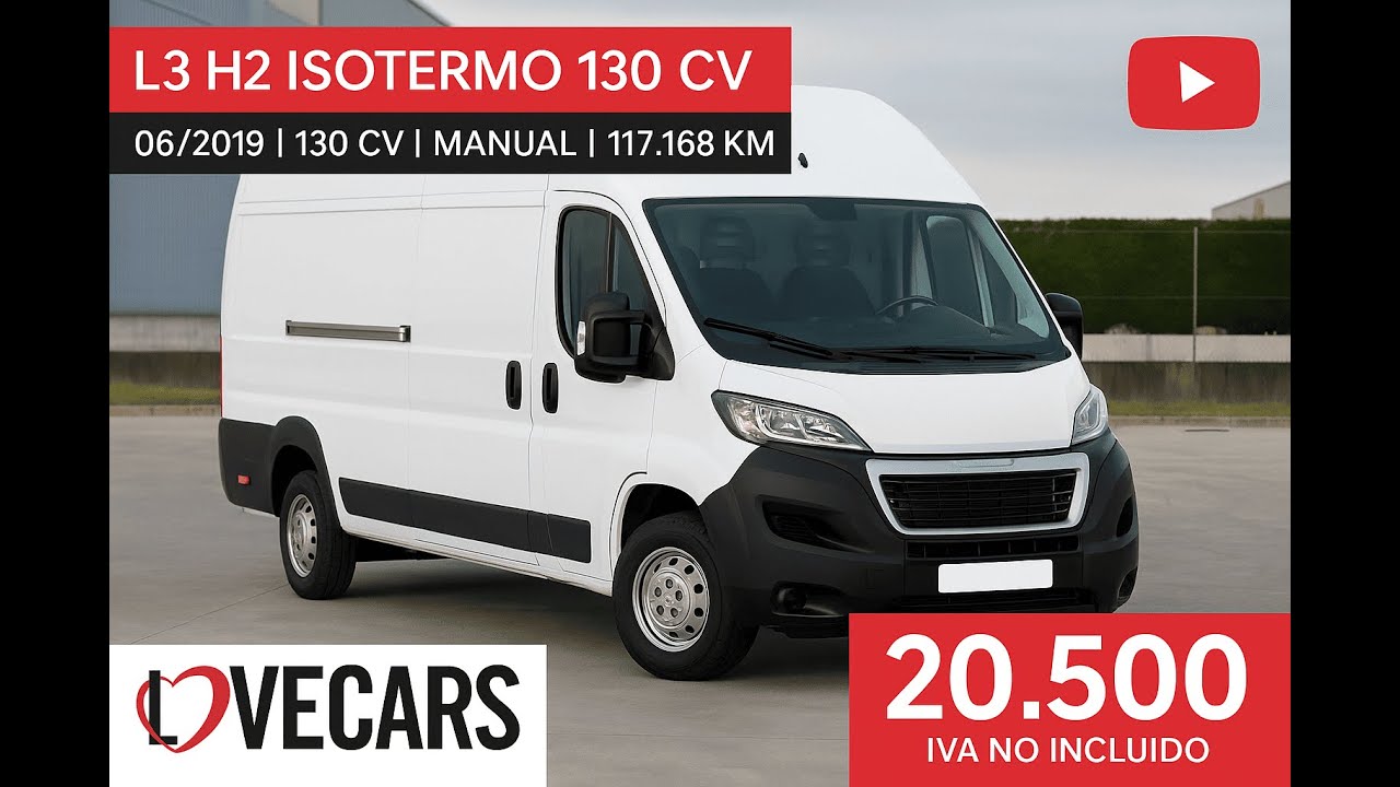 Peugeot Boxer 130CV Furgón Isotermo segunda mano Lovecars
