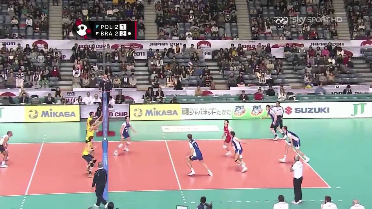 The best moments volleyball Poland - Brazil World Cup 2011