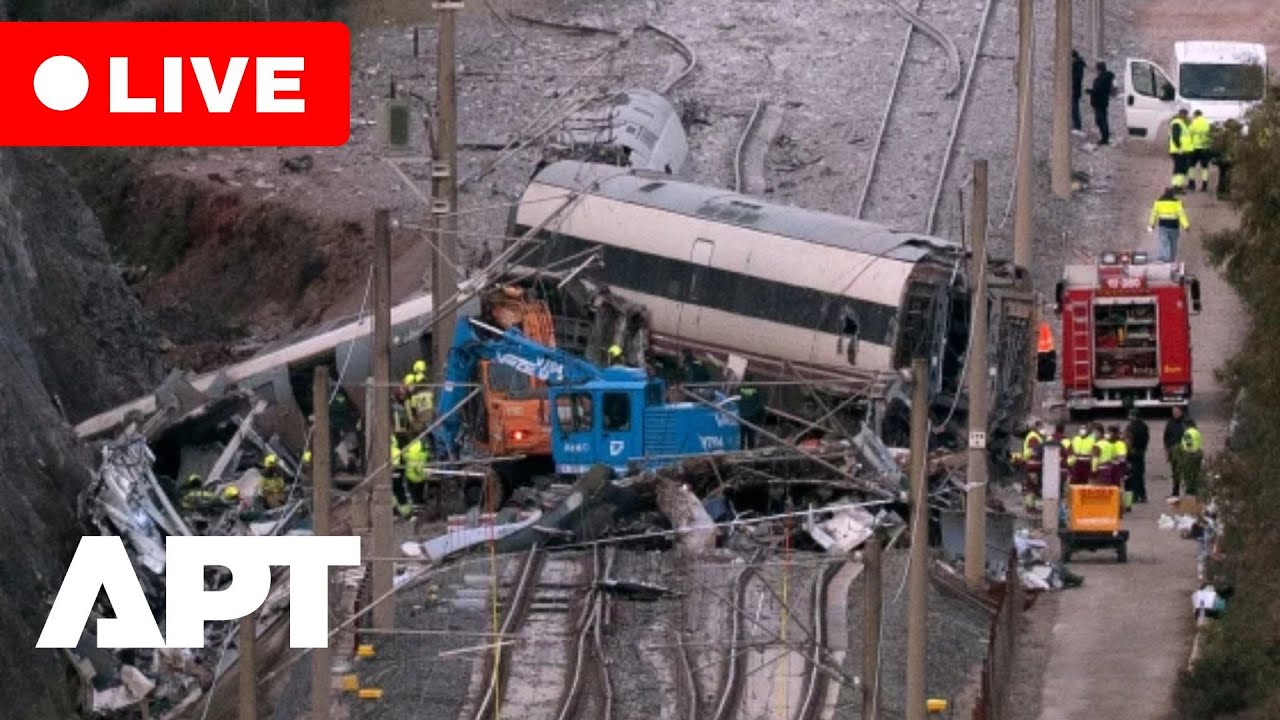 LIVE | Rescue and Investigation Continue After Deadly Train Crash in Spain | APT