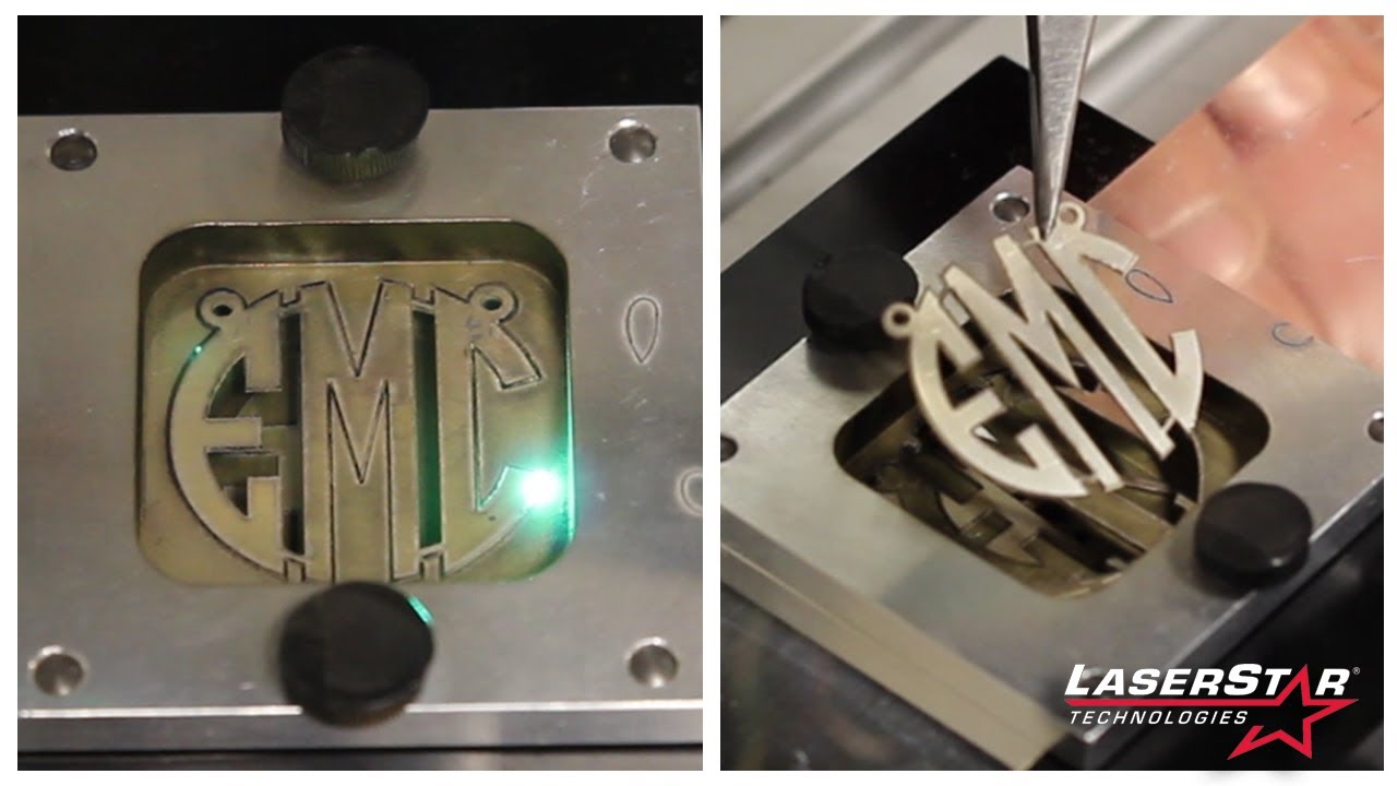 Laser Cutting Monograms from Precious Alloys
