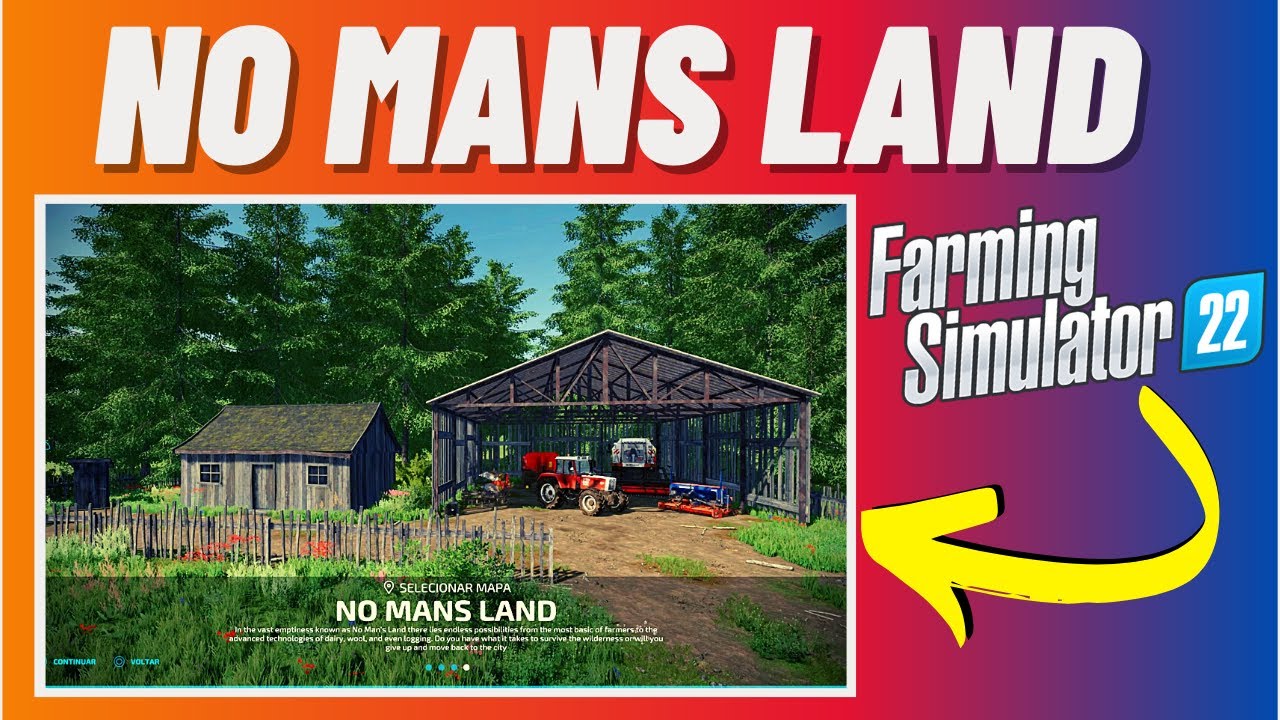 No Mans Land o Primeiro Mapa Para Todas as Plataformas PlayStation Xbox e PC Farming Simulator 22