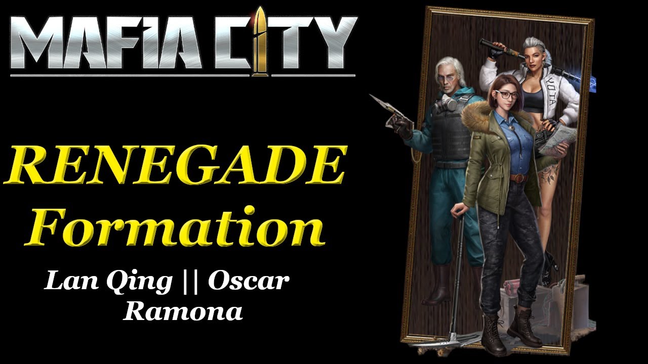 Lan Qing , Oscar and Ramona ||🔥Renegade Formation, Medallion 🔥Mafia City