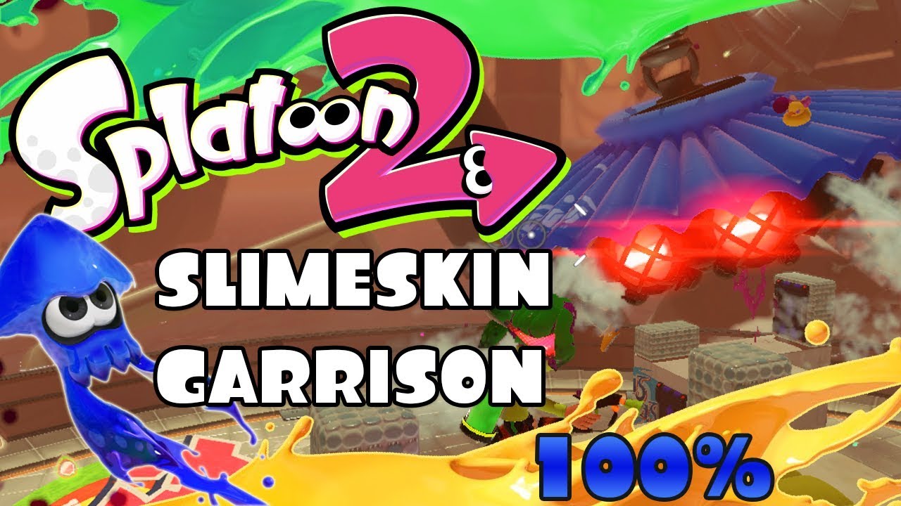 Splatoon 2 - Slimeskin Garrison (w/ Hero Dualies) - All Sunken Scrolls | All Sardinium