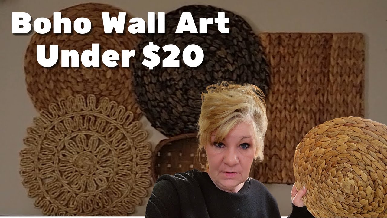 DIY Basket Wall Decor / Boho Home Decor