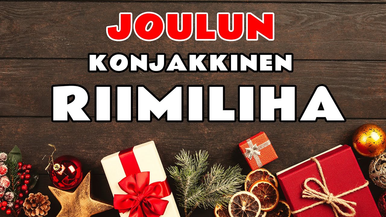 Riimiliha. Suussa sulava herkku, konjakilla maustettuna.